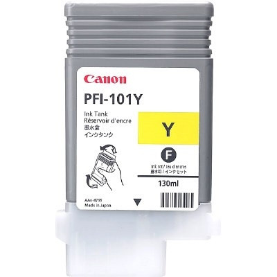 Canon PFI-101Y inktcartridge geel (origineel) 0886B001 018258 - 1