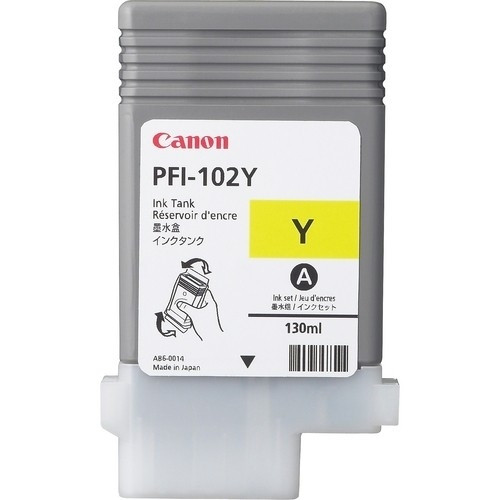 Canon PFI-102Y inktcartridge geel (origineel) 0898B001 902050 - 1