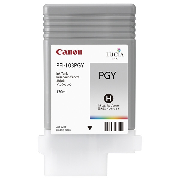 Canon PFI-103PGY inktcartridge foto grijs (origineel) 2214B001 904680 - 1