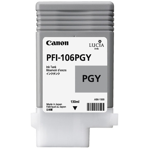 Canon PFI-106PGY inktcartridge foto grijs (origineel) 6631B001 905709 - 1