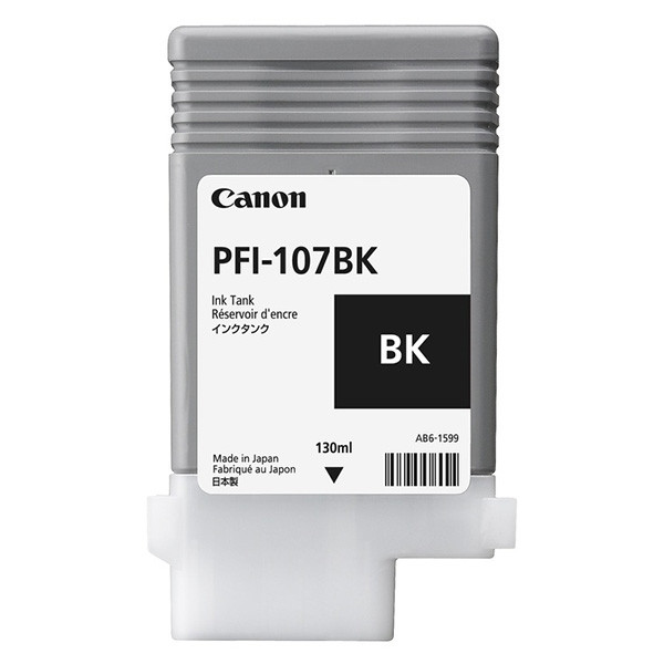 Canon PFI-107BK inktcartridge zwart (origineel) 6705B001 904283 - 1