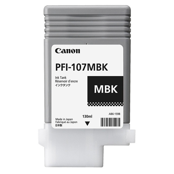 Canon PFI-107MBK inktcartridge mat zwart (origineel) 6704B001 904282 - 1