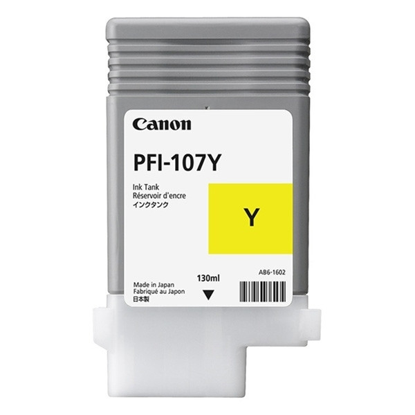 Canon PFI-107Y inktcartridge geel (origineel) 6708B001 904286 - 1