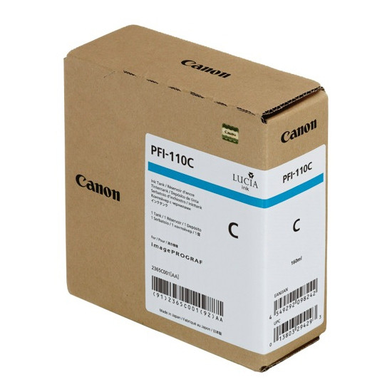 Canon PFI-110C inktcartridge cyaan (origineel) 2365C001 905168 - 1