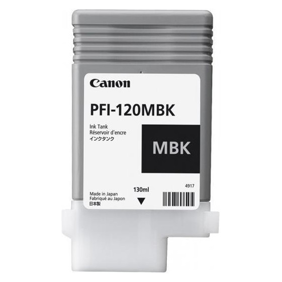 Canon PFI-120MBK inktcartridge mat zwart (origineel) 2884C001AA 904360 - 1