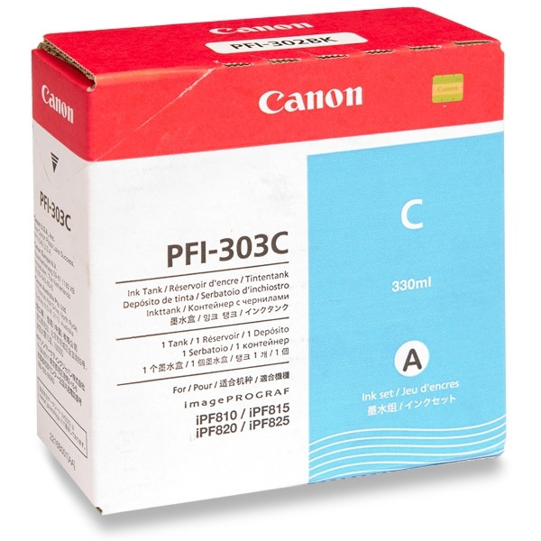 Canon PFI-303C inktcartridge cyaan (origineel) 2959B001 018376 - 1