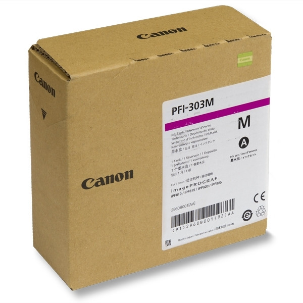 Canon PFI-303M inktcartridge magenta (origineel) 2960B001 018378 - 1