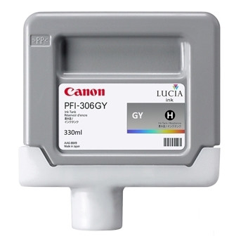 Canon PFI-306GY inktcartridge grijs (origineel) 6666B001 904701 - 1