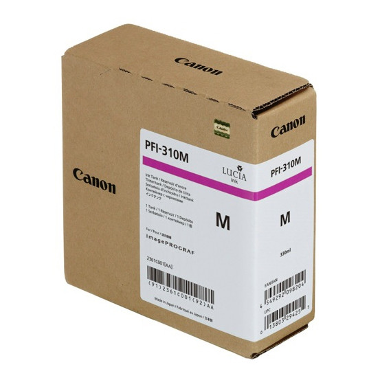 Canon PFI-310M inktcartridge magenta (origineel) 2361C001 903059 - 1