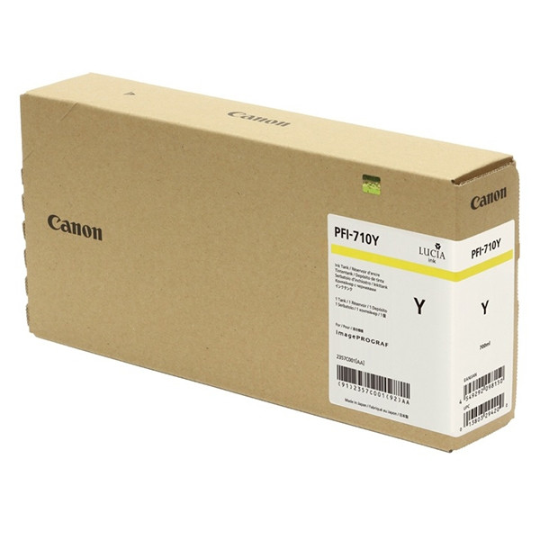 Canon PFI-710Y inktcartridge geel (origineel) 2357C001 904342 - 1