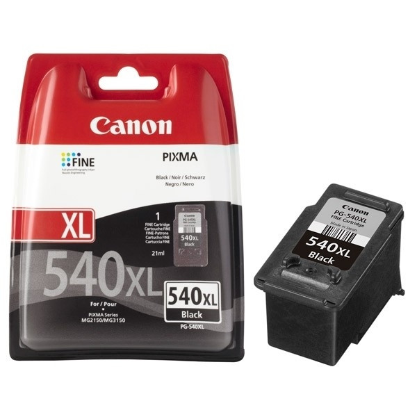 Canon PG-540XL inktcartridge zwart hoge capaciteit (origineel) 5222B005 902020 - 1