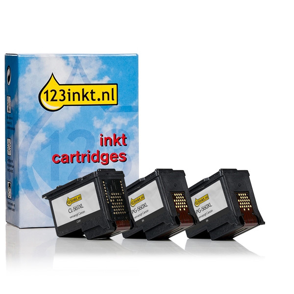 Canon PG-560XLx2 / CL-561XL multipack (123inkt huismerk)  426257 - 1