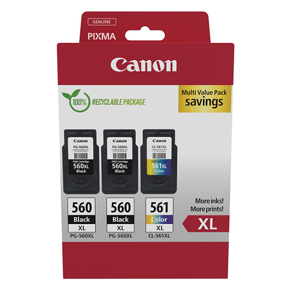 Canon PG-560XLx2 / CL-561XL multipack (origineel) 3712C009 132258 - 1