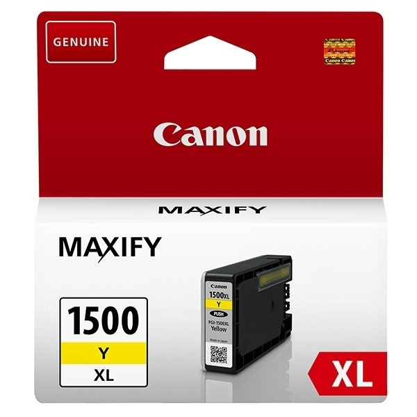 Canon PGI-1500XL Y inktcartridge geel hoge capaciteit (origineel) 9195B001 900599 - 1