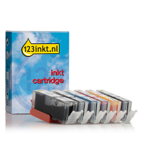 Canon PGI-530PGBK / CLI-531 aanbieding: 2 zwart + 4 kleuren (123inkt huismerk)  017674