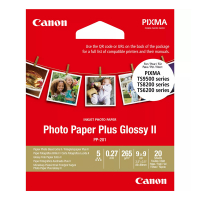 Canon PP-201 Glossy II Photo Paper Plus 8,8 x 8,8 cm. (inhoud 20 vel) 2311B070 154075