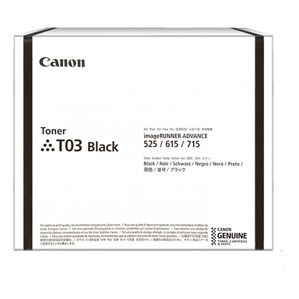 Canon T03 toner zwart (origineel) 2725C001 905307 - 1