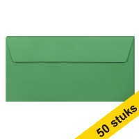 Aanbieding: 10x Clairefontaine gekleurde enveloppen bosgroen EA5/6 120 grams (5 stuks)