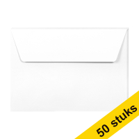 Aanbieding: 10x Clairefontaine gekleurde enveloppen wit C6 120 grams (5 stuks)