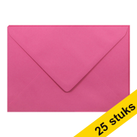 Aanbieding: 5x Clairefontaine gekleurde enveloppen intens roze C5 120 grams (5 stuks)