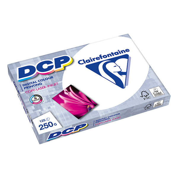 Clairefontaine DCP papier 1 pak van 125 vel A4 - 250 grams 1857SC 250487 - 1