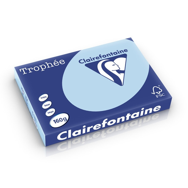 Romantiek mooi zo profiel Clairefontaine gekleurd papier blauw 160 grams A3 (250 vel) Clairefontaine  123inkt.nl