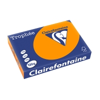Clairefontaine gekleurd papier fel oranje 120 grams A4 (250 vel) 1763PC 250079
