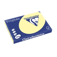 Clairefontaine gekleurd papier geel 120 grams A3 (250 vel) 1308PC 250129