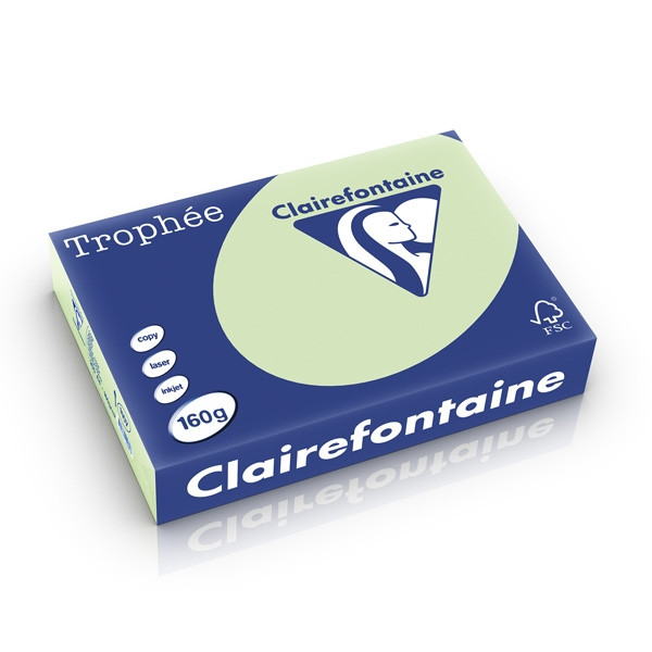 Clairefontaine gekleurd papier golfgroen 160 grams A4 (250 vel) 1107PC 250251 - 1