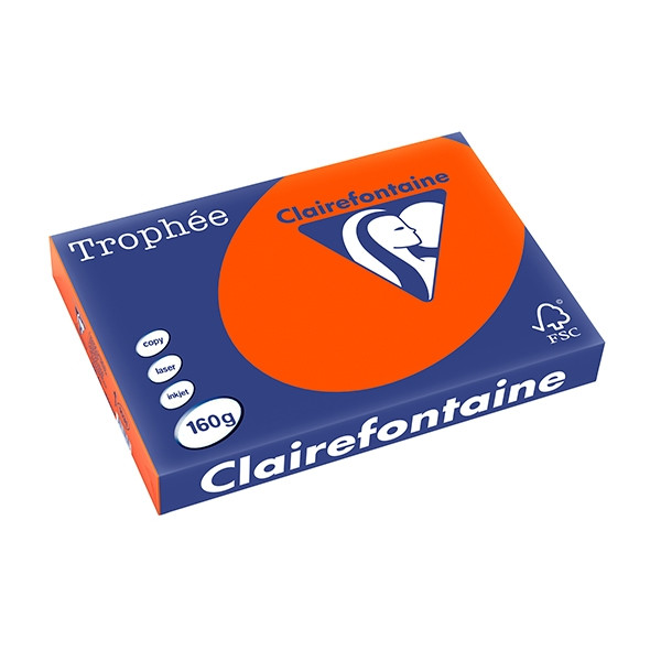 Clairefontaine gekleurd papier kardinaalrood 160 grams A3 (250 vel) 1031PC 250153 - 1