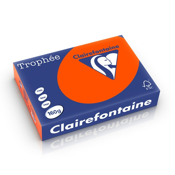Clairefontaine gekleurd papier kardinaalrood 160 grams A4 (250 vel) 1021PC 250255 - 1