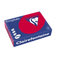 Clairefontaine gekleurd papier kersenrood 210 grams A4 (250 vel) 2211PC 250098