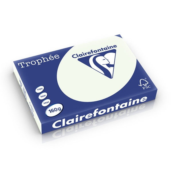 Clairefontaine gekleurd papier lichtgroen 160 grams A3 (250 vel) 1143PC 250281 - 1
