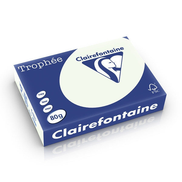 Clairefontaine gekleurd papier lichtgroen 80 grams A4 (500 vel) 1974PC 250174 - 1