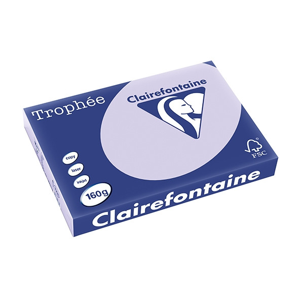 Clairefontaine gekleurd papier lila 160 grams A3 (250 vel) 1068PC 250149 - 1