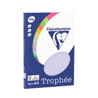 Clairefontaine gekleurd papier lila 80 grams A4 (100 vel) 4102C 250041