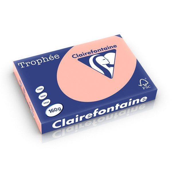 Clairefontaine gekleurd papier perzik 160 grams A3 (250 vel) 1141PC 250271 - 1