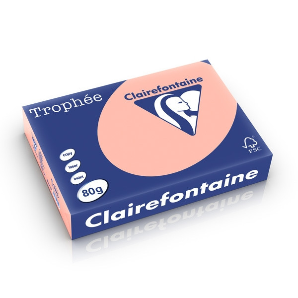Clairefontaine gekleurd papier perzik 80 grams A4 (500 vel) 1970PC 250164 - 1