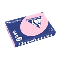 Clairefontaine gekleurd papier roze 80 grams A3 (500 vel) 1888PC 250111