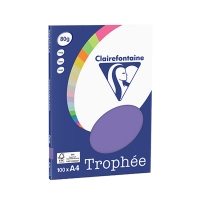 Clairefontaine gekleurd papier violet 80 grams A4 (100 vel) 4116C 250043