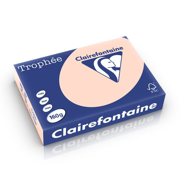 Clairefontaine gekleurd papier zalm 160 grams A4 (250 vel) 1104PC 250242 - 1