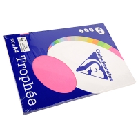 Clairefontaine multipack fluor roze/geel/groen/oranje 80 grams (4 x 25 vel) 4120C 250017