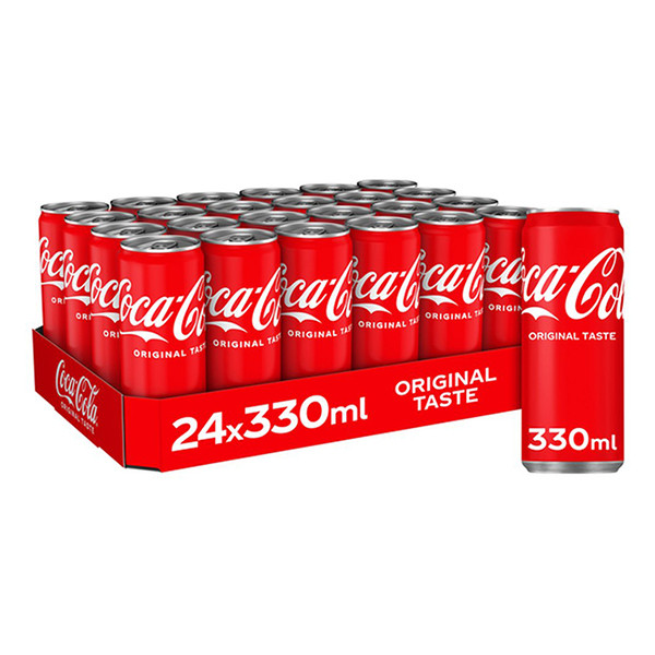 Coca Cola Regular blikjes 33 cl (24 stuks) 69248 423700 - 1