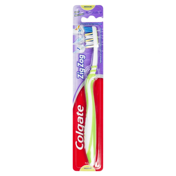 Colgate ZigZag Medium tandenborstel  SCO00022 - 1