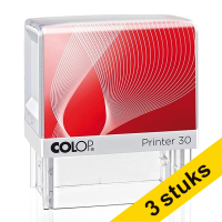 Aanbieding: 3x Colop Printer 30 tekststempel personaliseerbaar