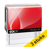 Aanbieding: 3x Colop Printer 40 tekststempel personaliseerbaar