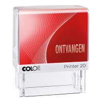 Colop Printer 20 'Ontvangen' tekststempel zelfinktend rood 136008 229138