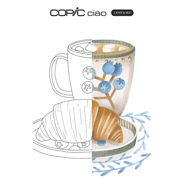 Copic Ciao Layer & Mix markerset Cozy Palette (3 stuks) 220750305 311011 - 3