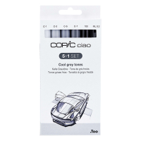 Copic Ciao markerset Cool Grey Tones (6 stuks)