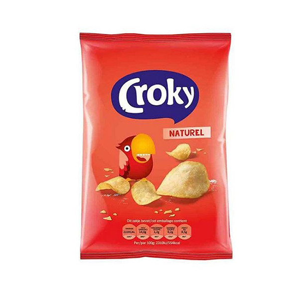 Croky Naturel chips 40 gram (20 stuks) 664383 423828 - 1